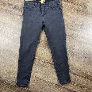 Democracy Ab Technology Jeans Women 14 Black Elastic Waist Skinny Leg Denim